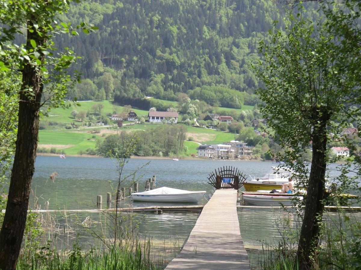 Kaspar Haus Kmb Seeblick Appartement Am Ossiacher See Mit Direktem Seezugang, Hallenbad Bodensdorf Exterior foto